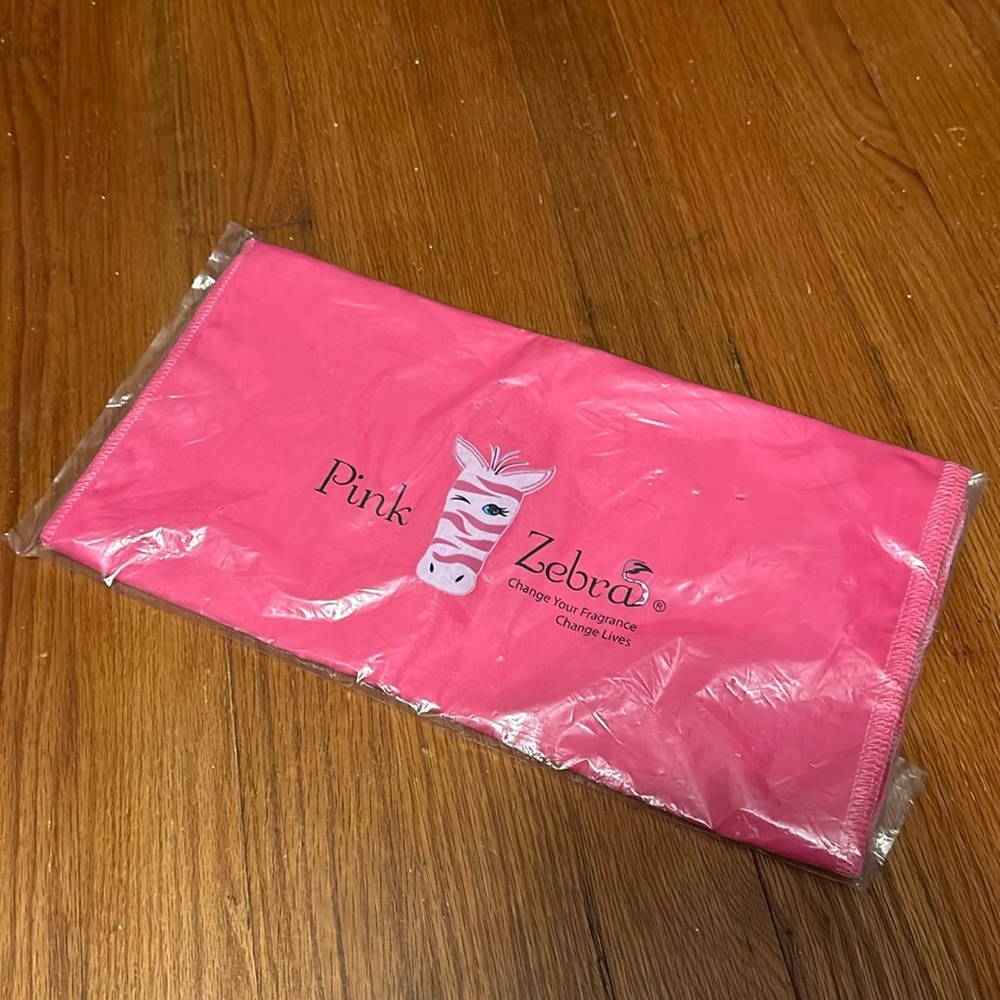 Pink Zebra Table Runner